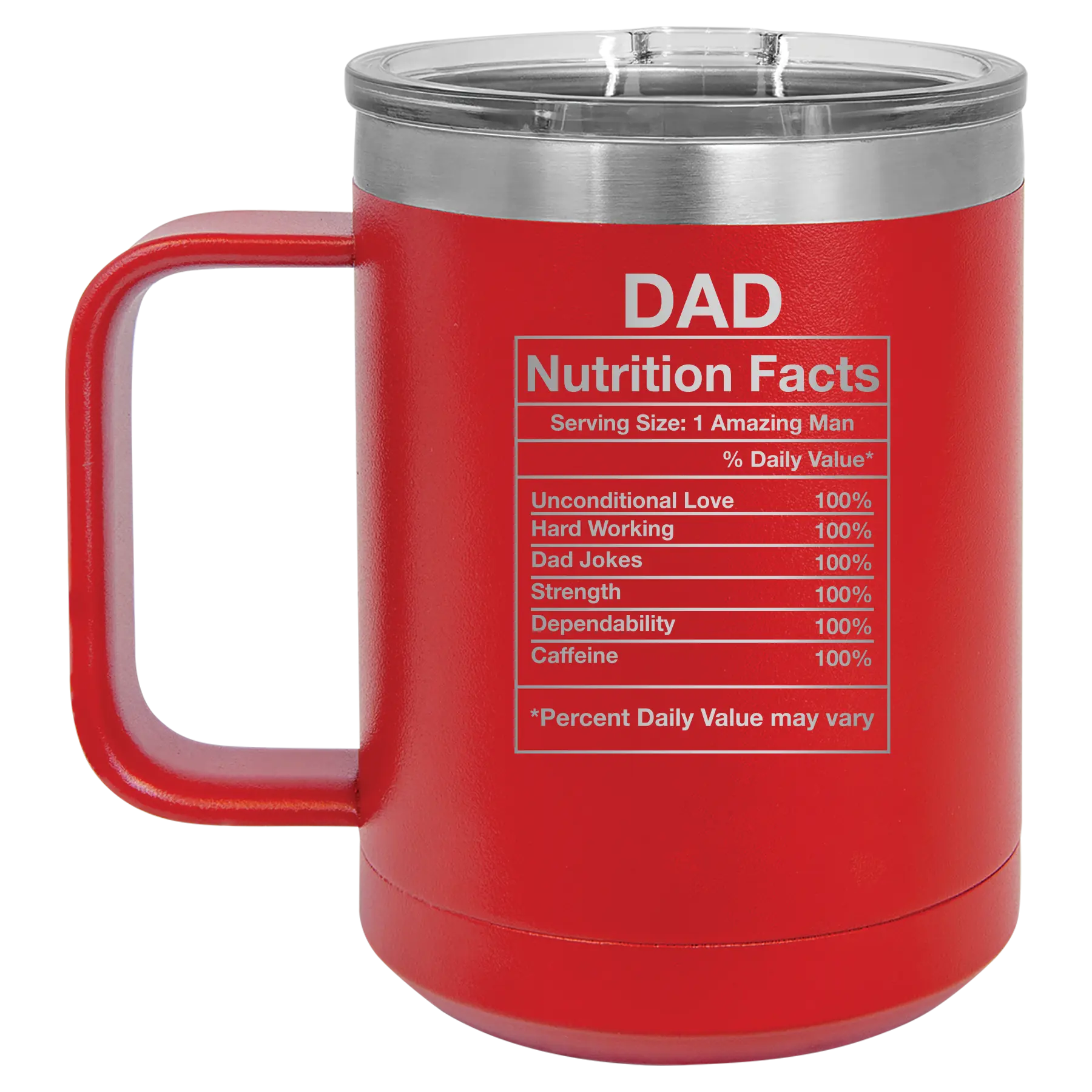 Dad Nutrition 15 oz Mug | Red