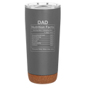 Dad Nutrition 20 oz Tumbler | Storm Gray